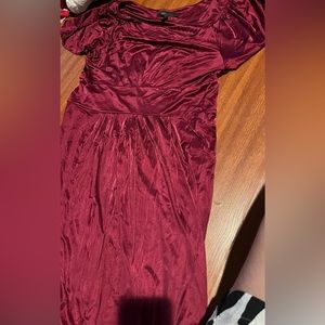 BCBG Max Azria Burgundy Dress size Large